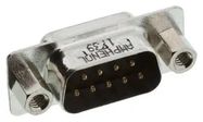 D-SUB CONN, PLUG, DE, 9P, PANEL