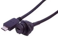 USB CABLE, 3.1, C2 C RCPT-C PLUG, 100MM