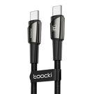 Toocki Charging Cable C-C, 1m, 140W (Black), Toocki