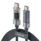 Toocki Charging Cable C-C, 1m, 100W (Grey), Toocki