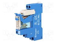 Relay: interface; SPDT; Ucoil: 24VDC; 16A; 16A/250VAC; 16A/30VDC FINDER