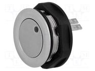 Switch: vandal resistant; Pos: 2; SPST-NO; 0.125A/48VDC; IP65 SCHURTER