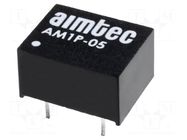 Converter: DC/DC; 1W; Uin: 10.8÷13.2VDC; Uout: 5VDC; Uout2: -5VDC AIMTEC