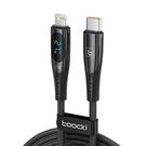 Toocki Charging Cable USB C-L, 1m, PD 27W (Black), Toocki