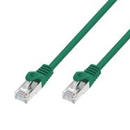 EXTRALINK LAN PATCHCORD CAT.7 S/FTP 5M 20G SHIELDED FOILED TWISTED PAIR BARE COPPER GREEN, EXTRALINK