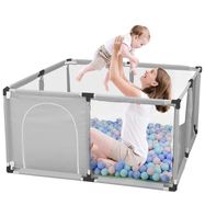 EXTRALINK KIDS KOJEC DZIECIĘCY PLAC ZABAW SUCHY BASEN DLA DZIECI SKŁADANY 126X126CM PIŁKI K-458, EXTRALINK