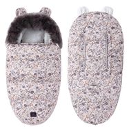 Warm stroller sleeping bag for prams with fur Extralink, EXTRALINK