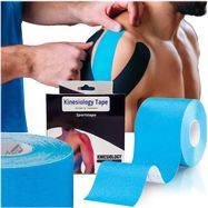 EXTRALINK PLASTRY TAPE TEJPY KINESIOTAPING TEJP TAŚMA SPORT PRO 5MX5CM NIEBIESKA P-238, EXTRALINK