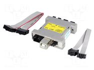 Programmer: microcontrollers; AVR; USB; IDC,JTAG,USB B; 45x30mm OLIMEX