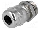 Cable gland; PG7; IP68; brass; Body plating: nickel; SKINTOP® MS LAPP