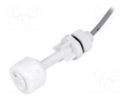 Sensor: liquid level; -55÷130°C; OUT: SPST-NO; cables; 1A; 100W MEDER
