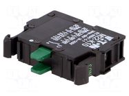 Contact block; 22mm; RMQ-Titan; -25÷70°C; front fixing EATON ELECTRIC