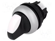 Switch: rotary; 22mm; Stabl.pos: 3; white-black; none; IP66; Pos: 3 EATON ELECTRIC