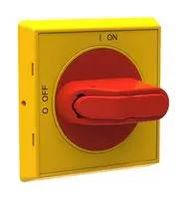 SELECTOR HANDLE, DISCONNECT SW, RED/YEL