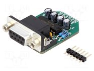 Expansion board; Comp: MAX232; prototype board MIKROE