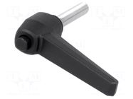 Lever; adjustable; Thread len: 40mm; Lever length: 73mm ELESA+GANTER