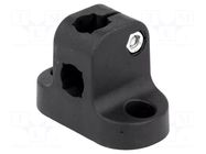 Mounting base; polyamide; D: 12mm; S: 10mm ELESA+GANTER