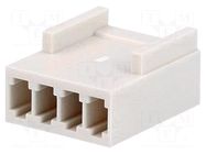 Connector: wire-board; plug; female; PIN: 4; KK; straight; for cable MOLEX