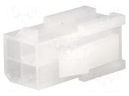 Connector: wire-wire; plug; male; PIN: 4; Mini-Fit Jr; crimped; 2x2 MOLEX