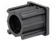 For feet fastening,for profiles; H: 33mm; polyamide; L: 30mm ELESA+GANTER