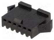 Connector: wire-wire; plug; female; PIN: 6; NPP; for cable; 2.5mm NINIGI