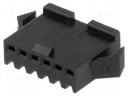 Connector: wire-wire; plug; female; PIN: 6; NPP; for cable; 2.5mm NINIGI