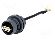 Transition: adapter; 1A; external bayonet,push-pull; UL94V-0 BULGIN