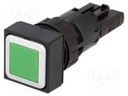 Switch: push-button; 16mm; Stabl.pos: 1; green; Pos: 2; -25÷70°C EATON ELECTRIC