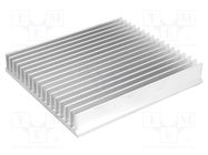 Heatsink: extruded; grilled; L: 166mm; W: 150mm; H: 25mm; aluminium STONECOLD