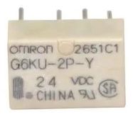 SIGNAL RELAY, DPDT, 24VDC, 1A, TH