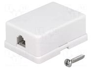 Connector: RJ12; socket; 6p6c; H: 58mm; W: 42mm; D: 24mm NINIGI