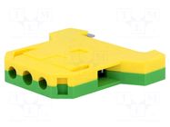 Splice terminal: rail; 41A; 500V; screw terminal; yellow-green SIMET