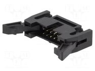 Connector: IDC; socket; male; PIN: 10; straight; THT; 2.54mm; 2x5 AMPHENOL COMMUNICATIONS SOLUTIONS
