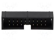 Connector: IDC; socket; male; PIN: 20; straight; THT; 2.54mm; 2x10 AMPHENOL COMMUNICATIONS SOLUTIONS