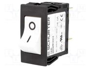 Circuit breaker; Urated: 240VAC; 60VDC; 16A; DPST; Poles: 2; SNAP-IN SCHURTER