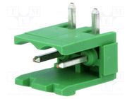 Pluggable terminal block; Contacts ph: 5.08mm; ways: 2; socket 