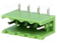 Pluggable terminal block; Contacts ph: 5.08mm; ways: 4; socket XINYA