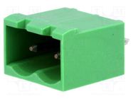 Pluggable terminal block; Contacts ph: 5.08mm; ways: 2; straight 