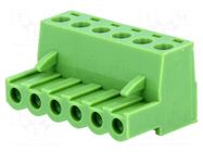 Connector: pluggable terminal block; plug; female; 12A; 300V; 1x6 XINYA