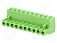 Pluggable terminal block; 5.08mm; ways: 10; straight; plug; female XINYA