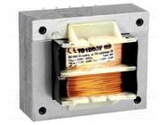 Transformer: mains; 12VA; 230VAC; 7.5V; 7.5V; 800mA; 800mA; IP00 INDEL