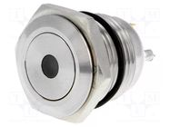 Switch: vandal resistant; Pos: 2; SPST-NO; 2A/36VDC; IP65; OFF-(ON) ONPOW