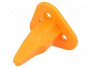 Secondary lock; female; PIN: 3; orange; DT DEUTSCH