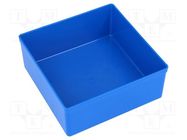 Box; polystyrene; blue; 108x108x45mm; EuroPlus Insert 45 ALLIT AG