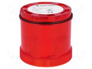Module: light signaller; red; bulb BA15D; 12÷240VDC; 12÷240VAC WERMA