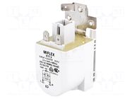Filter: anti-interference; mains; 250VAC; Cx: 0.47uF; Cy: 4.7nF; 1mH MIFLEX