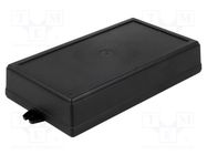 Enclosure: multipurpose; X: 101mm; Y: 178mm; Z: 36mm; ABS; black KRADEX