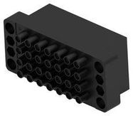 CONNECTOR HOUSING, RCPT, 28POS, 6.35MM