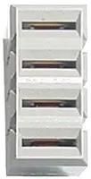 BACKPLANE CONN, RCPT, 1R/3POS, 3MM, FIT