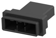 CONNECTOR HOUSING, PLUG, 3POS, 6.35MM